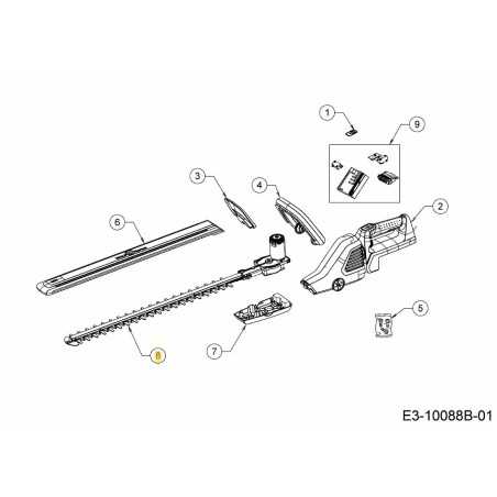 TAGLIASIEPI A LAMA 753-10562 ORIGINALE MTD | NewgardenParts.com