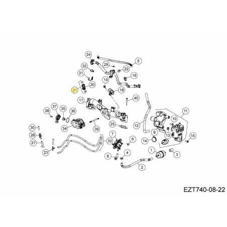 KIT, O-RING INIETTORE CARBURANTE KH-005298 ORIGINALE MTD | NewgardenParts.com