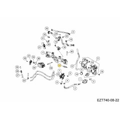 KIT, GUARNIZIONE COLLETTORE DI ASPIRAZIONE KH-002909 ORIGINALE MTD | NewgardenParts.com