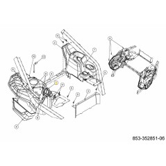 KNOB DECK HEIGHT ADJUSTMENT 631-06840A ORIGINAL MTD | NewgardenParts.com