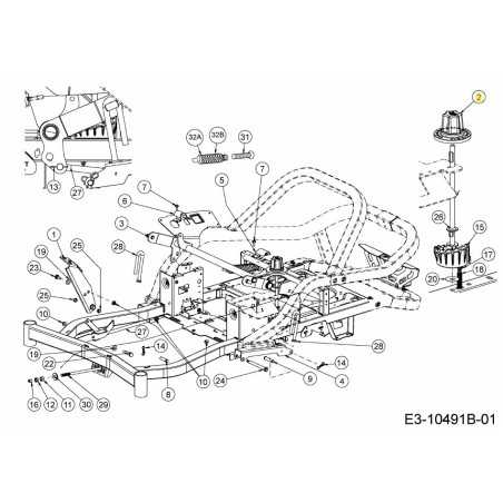 BOUTON DE RÉGLAGE DE LA HAUTEUR 631-06839 ORIGINAL MTD | NewgardenParts.com