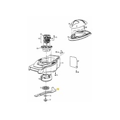 Klinge 16" 40CM 742-0805 ORIGINAL MTD | NewgardenParts.com