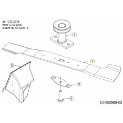 LAMA 21 2" SD BG 742-05024B ORIGINALE MTD | NewgardenParts.com