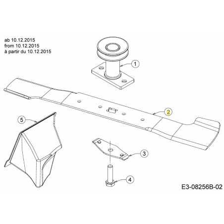 BLADE 21:2":SD BG 742-05024B ORIGINAL MTD | NewgardenParts.com