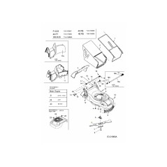 LAME : 40 cm PAILLAGE AVEC STAR 742-04111 ORIGINAL MTD | NewgardenParts.com