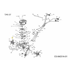 2-4 RIGHT BLADE ASSY. 092.65.021 ORIGINAL MTD | NewgardenParts.com
