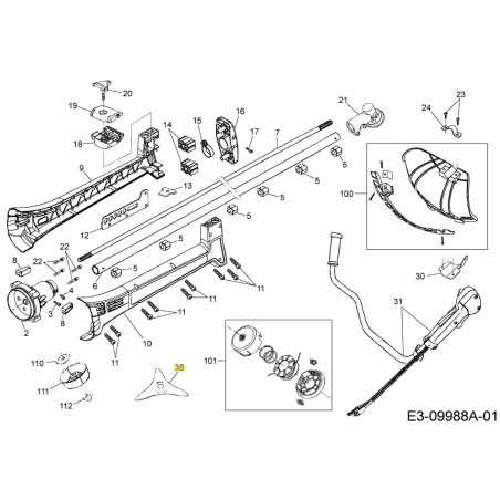 CUCHILLA 092.63.923 ORIGINAL MTD | NewgardenParts.com