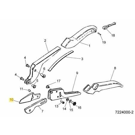 Klinge beschichtet RS22 7227400 Original MTD | NewgardenParts.com