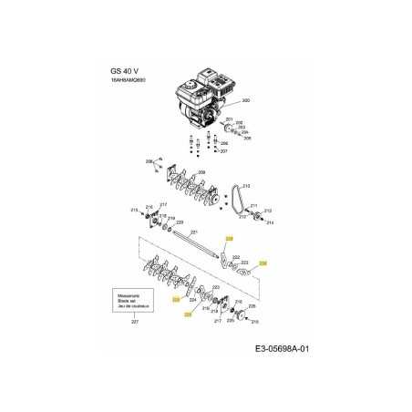 replacement blade UV 34E/UV32 EV 3635400 ORIGINAL MTD | NewgardenParts.com