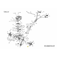2-4 GRUPPO LAMA SINISTRA. 092.65.035 ORIGINALE MTD | NewgardenParts.com