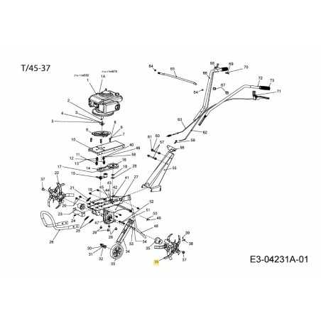 2-4 GRUPPO LAMA SINISTRA. 092.65.035 ORIGINALE MTD | NewgardenParts.com
