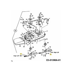 BLADE: 16.19" LG 742-04108A ORIGINAL MTD | NewgardenParts.com