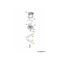 HOJA: 37CM: G-DECK: CROSSBLADE 742-04342 ORIGINAL MTD | NewgardenParts.com