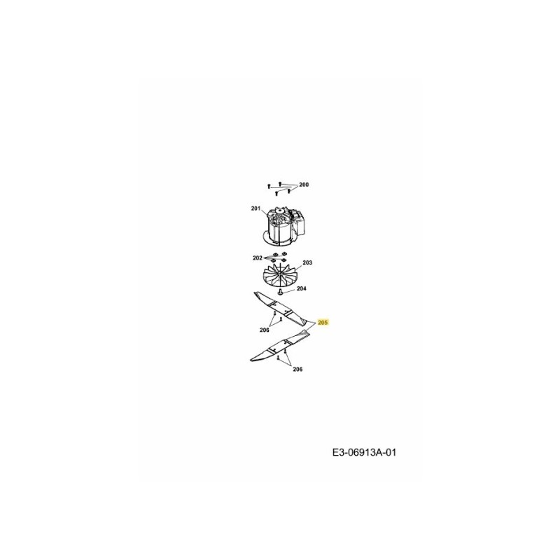 LAME : 40 CM : PONT EN H : CROSSBLADE 742-04343 ORIGINAL MTD