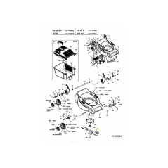 BLADE: 45cm: T-DECK W/STAR 742-04060 ORIGINAL MTD | NewgardenParts.com