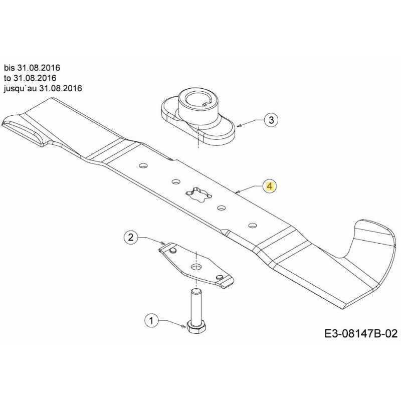 BLADE: 46CM: 2IN1:W/STAR 742-04405C ORIGINAL MTD BLADE: 46CM: 2IN1:W/STAR 742-04405C ORIGINAL MTD