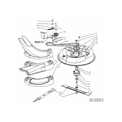 BLADE:60.5:STAR BAGGING 742-0667 ORIGINAL MTD | NewgardenParts.com