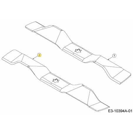 BLATT:CCW:19,18IN:MULCH:95cm 742-05288 ORIGINAL MTD | NewgardenParts.com