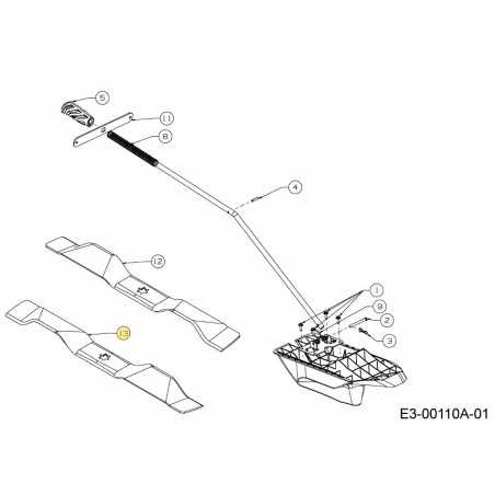 BLATT:CCW:21,21IN:MULCH:105cm 742-05286 ORIGINAL MTD | NewgardenParts.com