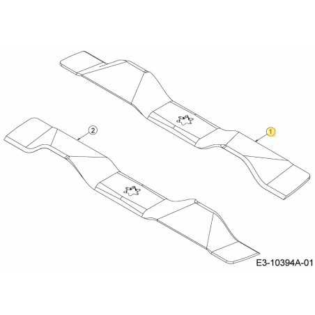 BLATT: CW: 19,18 IN: MULCH: 95 cm 742-05287 ORIGINAL MTD | NewgardenParts.com