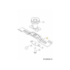 BLADE: DM: 46 cm 742-05431 ORIGINAL MTD | NewgardenParts.com