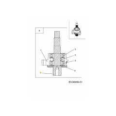 ALBERO DELLA LAMA 738-04219 ORIGINALE MTD | NewgardenParts.com