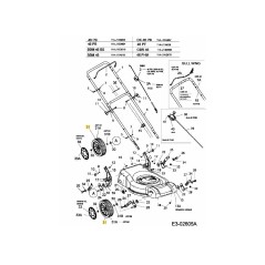 WHL ASM: 180mm x 39mm: BAR 634-04236 ORIGINAL MTD