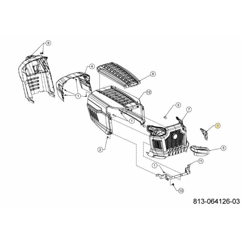 LENTILLE : PHARE GAUCHE 731-12661A ORIGINAL MTD