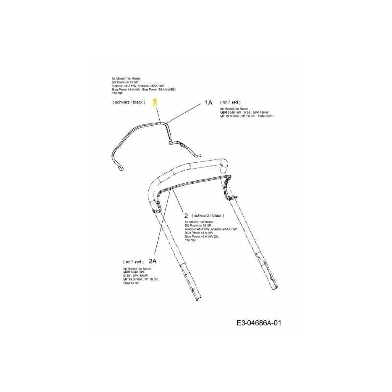 BAIL DR ERGO1 19"/800 SP 747-05564637 ORIGINALE MTD