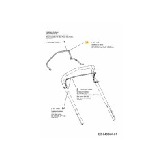 BAIL DR ERGO1 19"/800 SP 747-05564638 ORIGINALE MTD | NewgardenParts.com