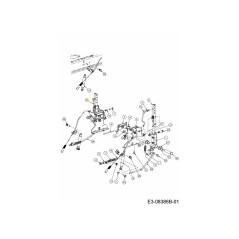 Raststange links 747-06294 Original montiert