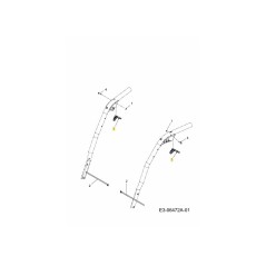 BLOCCO FRIZIONE ROSSO A GRILLO 731-06113 ORIGINALE MTD | NewgardenParts.com