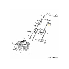 LEVER SUPPORT L.H. 731-1823 ORIGINAL MTD