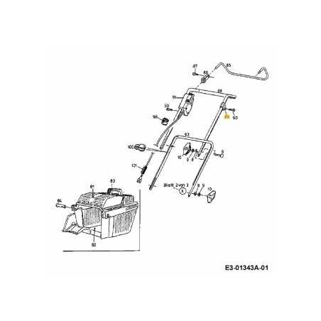 SUPPORTO LEVA SINISTRO 731-1823 ORIGINALE MTD | NewgardenParts.com