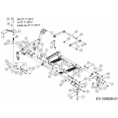 EJE ENSAMBLE ELEVADOR 711-06798 ORIGINAL MTD | NewgardenParts.com