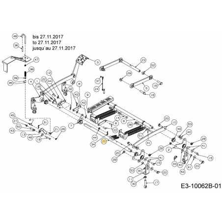 ARBRE DE LEVAGE 711-06798 ORIGINAL MTD | NewgardenParts.com