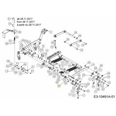 LIFT SHAFT RH 711-06857 ORIGINAL MTD