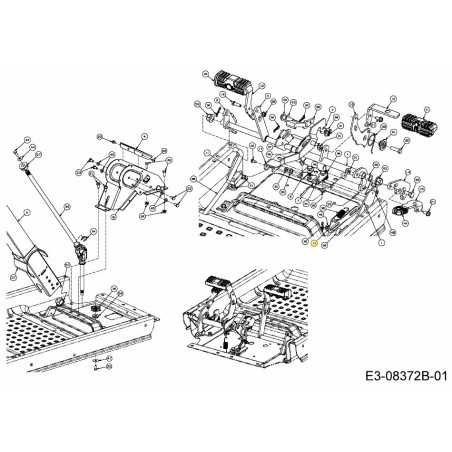 Biellette de commande de frein 703-08678B d'origine MTD | NewgardenParts.com