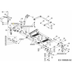 ÉLÉVATEUR DE PLATEAU DE VERROUILLAGE TRANSPORT 680-01914 ORIGINAL MTD