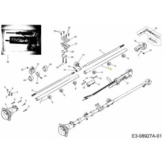 ALLOGGIAMENTO DELL'ALBERO DI TRASMISSIONE INFERIORE 092.63.479 ORIGINALE MTD | NewgardenParts.com