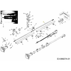 Untere Antriebswelle 092.63.481 Original Montiert