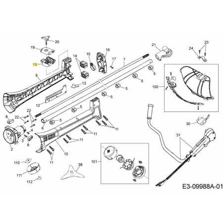 Abrazadera inferior 092.63.899 ORIGINAL MTD | NewgardenParts.com