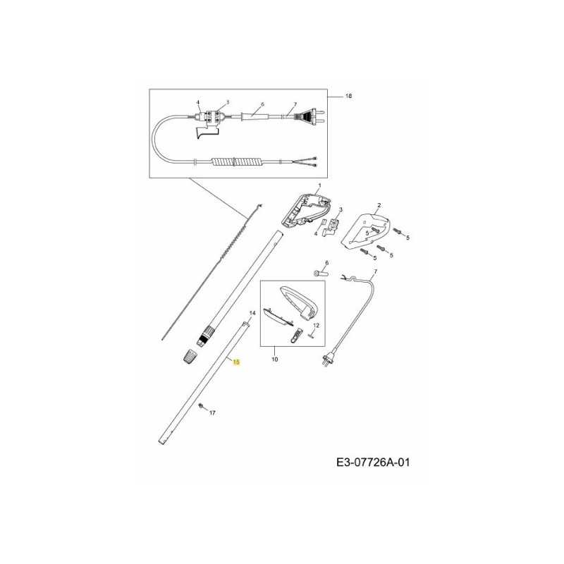 Tube inférieur complet 7136112-ET ORIGINAL MTD