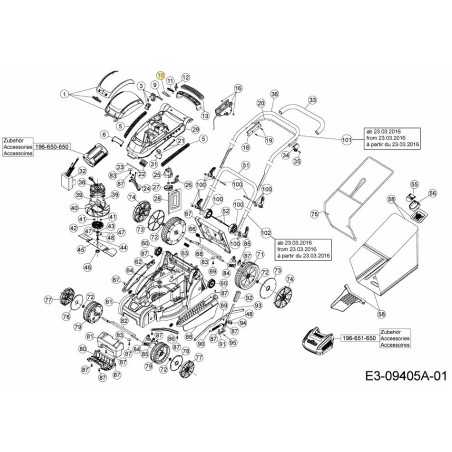 SOC LAMPADA CON CAVI 4,75L ROSSO/NERO 725-06493 ORIGINALE MTD | NewgardenParts.com
