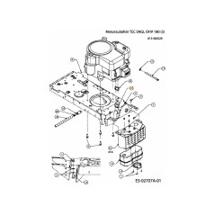 TUBO DI SCARICO SINGOLO TEC 16 CV 751-0620A ORIGINALE MTD | NewgardenParts.com