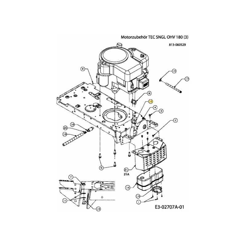Auspuffrohr Einzeln TEC 16 PS 751-0620A ORIGINAL MTD