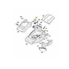 Oberer Mulchknopf 4907330 ORIGINAL MTD