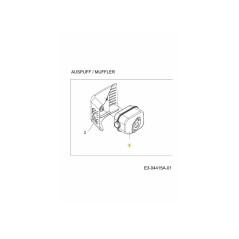 MUFFLER 751-10403 ORIGINAL MTD | NewgardenParts.com