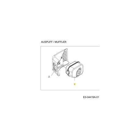 Schalldämpfer 751-10403 Original MTD | NewgardenParts.com