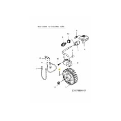 LLAVE WOODRUFF KM-023418 ORIGINAL MTD
